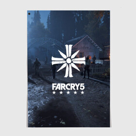 Постер с принтом Cult Far Cry в Курске, 100% бумага
 | бумага, плотность 150 мг. Матовая, но за счет высокого коэффициента гладкости имеет небольшой блеск и дает на свету блики, но в отличии от глянцевой бумаги не покрыта лаком | 