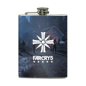 Фляга с принтом Cult Far Cry в Курске, металлический корпус | емкость 0,22 л, размер 125 х 94 мм. Виниловая наклейка запечатывается полностью | 