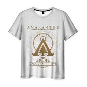 Мужская футболка 3D с принтом Amaranthe в Курске, 100% полиэфир | прямой крой, круглый вырез горловины, длина до линии бедер | amaranthe | амаранте | датская | дэт | метал | пауэр | шведская