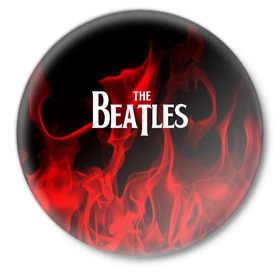 Значок с принтом The Beatles в Курске,  металл | круглая форма, металлическая застежка в виде булавки | beatles | punk | rock | the beatles | альтернативный хип хоп | группа | инди поп | музыка | музыкальное произведение | ноты | панк | регги | рок | синти поп