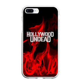 Чехол для iPhone 7Plus/8 Plus матовый с принтом Hollywood Undead в Курске, Силикон | Область печати: задняя сторона чехла, без боковых панелей | hollywood undead | punk | rock | альтернативный хип хоп | группа | инди поп | музыка | музыкальное произведение | ноты | панк | регги | рок | синти поп