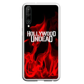 Чехол для Honor P30 с принтом Hollywood Undead в Курске, Силикон | Область печати: задняя сторона чехла, без боковых панелей | Тематика изображения на принте: hollywood undead | punk | rock | альтернативный хип хоп | группа | инди поп | музыка | музыкальное произведение | ноты | панк | регги | рок | синти поп