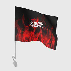 Флаг для автомобиля с принтом My Chemical Romance в Курске, 100% полиэстер | Размер: 30*21 см | my chemical romance | punk | rock | альтернативный хип хоп | группа | инди поп | музыка | музыкальное произведение | ноты | панк | регги | рок | синти поп