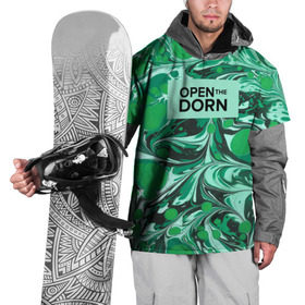 Накидка на куртку 3D с принтом Open the Dorn в Курске, 100% полиэстер |  | dorn | иван дорн