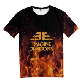 Мужская футболка 3D с принтом Imagine Dragons в Курске, 100% полиэфир | прямой крой, круглый вырез горловины, длина до линии бедер | dragons | imagine | альтернативный | американская | арена | бэн макки | группа | драгонс | дэн платцман | дэн рейнольдс | имеджин | инди | индирок | поп | рок | уэйн сермон | электроник