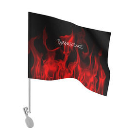 Флаг для автомобиля с принтом Evanescence в Курске, 100% полиэстер | Размер: 30*21 см | evanescence | punk | rock | альтернативный хип хоп | группа | инди поп | музыка | музыкальное произведение | ноты | панк | регги | рок | синти поп