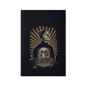 Обложка для паспорта матовая кожа с принтом Смоки Мо в Курске, натуральная матовая кожа | размер 19,3 х 13,7 см; прозрачные пластиковые крепления | Тематика изображения на принте: 