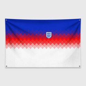 Флаг-баннер с принтом Англия тренировочная форма ЧМ-2018 в Курске, 100% полиэстер | размер 67 х 109 см, плотность ткани — 95 г/м2; по краям флага есть четыре люверса для крепления | англия | сборная англии | тренировочная форма | футбол | чемпионат мира по футболу