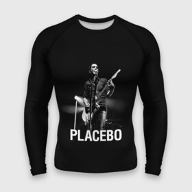 Мужской рашгард 3D с принтом Placebo в Курске,  |  | placebo | альтернативный | брайан молко | инди | индирок | плацебо | рок