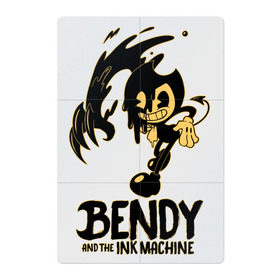 Магнитный плакат 2Х3 с принтом Bendy and the ink machine (21) в Курске, Полимерный материал с магнитным слоем | 6 деталей размером 9*9 см | Тематика изображения на принте: bendy | bendy and the ink machine | game | horror | ink | machine | trend | video game