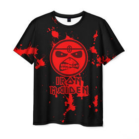Мужская футболка 3D с принтом Iron Maiden в Курске, 100% полиэфир | прямой крой, круглый вырез горловины, длина до линии бедер | iron maiden | адриан смит | айран | айрон | группа | дэйв мюррей | железная дева | ирон | майден | мейд | мейден | метал | мрачный | музыка | песни | рок | стив харрис | тяжелый | хеви | хевиметал