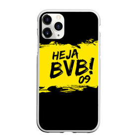 Чехол для iPhone 11 Pro матовый с принтом Borussia Dortmund FC в Курске, Силикон |  | 09 | bvb | heja | боруссия | германия | дортмунд | клуб | фк | футбол | футбольный