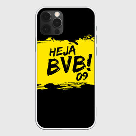 Чехол для iPhone 12 Pro Max с принтом Borussia Dortmund FC в Курске, Силикон |  | 09 | bvb | heja | боруссия | германия | дортмунд | клуб | фк | футбол | футбольный