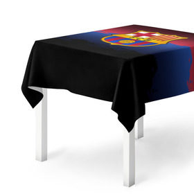 Скатерть 3D с принтом Barcelona FC в Курске, 100% полиэстер (ткань не мнется и не растягивается) | Размер: 150*150 см | barcelona | spain | spanish | барса | барселона | испания | испанский | клуб | фк | футбол | футбольный