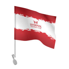 Флаг для автомобиля с принтом Liverpool FC в Курске, 100% полиэстер | Размер: 30*21 см | liverpool | английский | англия | британия | британский | клуб | ливерпуль | фк | футбол | футбольный