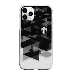 Чехол для iPhone 11 Pro Max матовый с принтом Monaco Geometry Sport в Курске, Силикон |  | abstraction | championship | fc | football | footer | monaco | polygon | soccer | socker | sport | абстракция | монако | одежда | спорт | спортивный | униформа | футбол | футбольный клуб | чемпионат