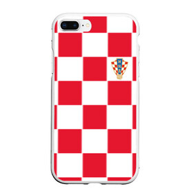 Чехол для iPhone 7Plus/8 Plus матовый с принтом Хорватия домашняя форма 2018 в Курске, Силикон | Область печати: задняя сторона чехла, без боковых панелей | 