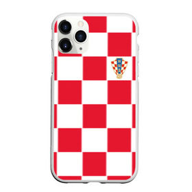 Чехол для iPhone 11 Pro матовый с принтом Хорватия домашняя форма 2018 в Курске, Силикон |  | 