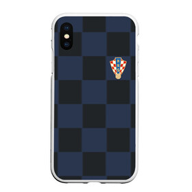 Чехол для iPhone XS Max матовый с принтом Хорватия форма гостевая 2018 в Курске, Силикон | Область печати: задняя сторона чехла, без боковых панелей | 