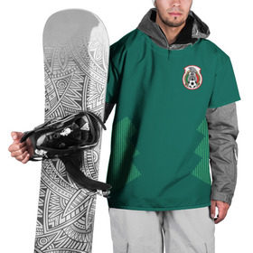 Накидка на куртку 3D с принтом Домашняя форма сборной Мексики в Курске, 100% полиэстер |  | мексика | сборная мексики | форма мексики | чемпионат по футболу