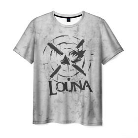 Мужская футболка 3D с принтом Louna в Курске, 100% полиэфир | прямой крой, круглый вырез горловины, длина до линии бедер | louna | лусинэ геворкян