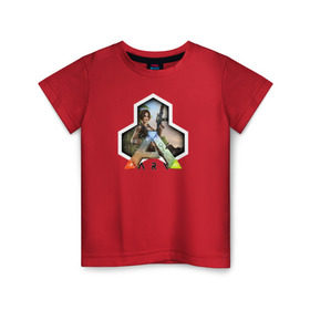 Детская футболка хлопок с принтом Ark Survival Evolved в Курске, 100% хлопок | круглый вырез горловины, полуприлегающий силуэт, длина до линии бедер | ark survival evolved