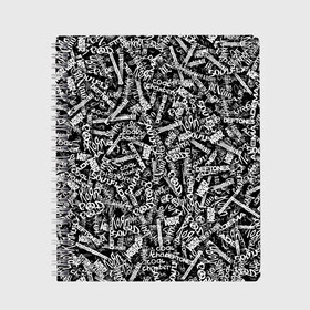 Тетрадь с принтом Alternative Nu Metal в Курске, 100% бумага | 48 листов, плотность листов — 60 г/м2, плотность картонной обложки — 250 г/м2. Листы скреплены сбоку удобной пружинной спиралью. Уголки страниц и обложки скругленные. Цвет линий — светло-серый
 | Тематика изображения на принте: coal chamber | deftones | disturbed | guano apes | korn | limp bizkit | linkin park | papa roach | pod | rage against the machine | slip knot | soulfly | альтернатива | металл | ню