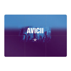 Магнитный плакат 3Х2 с принтом Avicii в Курске, Полимерный материал с магнитным слоем | 6 деталей размером 9*9 см | Тематика изображения на принте: 