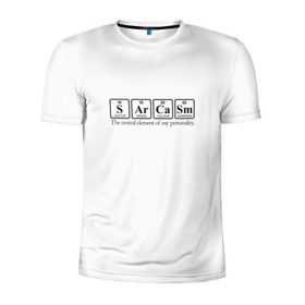 Мужская футболка 3D спортивная с принтом Sarcasm в Курске, 100% полиэстер с улучшенными характеристиками | приталенный силуэт, круглая горловина, широкие плечи, сужается к линии бедра | Тематика изображения на принте: сарказм