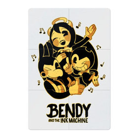 Магнитный плакат 2Х3 с принтом Bendy and the ink machine (31) в Курске, Полимерный материал с магнитным слоем | 6 деталей размером 9*9 см | bendy | bendy and the ink machine | game | horror | ink | machine | trend | video game