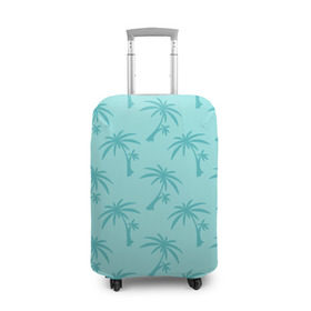 Чехол для чемодана 3D с принтом GTA Vice City в Курске, 86% полиэфир, 14% спандекс | двустороннее нанесение принта, прорези для ручек и колес | grand theft auto | gta | minimal | palm trees | pink | tommy | tropical | vice city | вайс сити | гта | пальмы | паттерн | томми