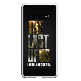 Чехол для Samsung Galaxy S10 с принтом The Last of Us в Курске, Силикон | Область печати: задняя сторона чехла, без боковых панелей | Тематика изображения на принте: the last of us | гриб | грибы | джоэл | кордицепс | пиратs | элли