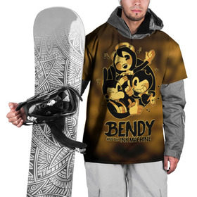 Накидка на куртку 3D с принтом Bendy and the ink machine (32) в Курске, 100% полиэстер |  | Тематика изображения на принте: bendy | bendy and the ink machine | game | horror | ink | machine | trend | video game | бенди | бэнди