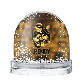 Снежный шар с принтом Bendy and the ink machine (32) в Курске, Пластик | Изображение внутри шара печатается на глянцевой фотобумаге с двух сторон | bendy | bendy and the ink machine | game | horror | ink | machine | trend | video game | бенди | бэнди