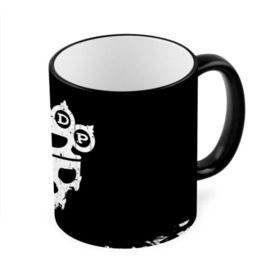 Кружка 3D с принтом Five Finger Death Punch в Курске, керамика | ёмкость 330 мл | Тематика изображения на принте: 5fdp | alternative | ffdp | groove | metal | metall | rock | альтернатива | грув | группа | метал | рок | череп