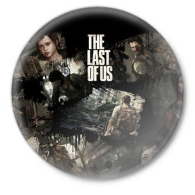 Значок с принтом The Last of Us_9 в Курске,  металл | круглая форма, металлическая застежка в виде булавки | Тематика изображения на принте: the last of us | гриб | грибы | джоэл | кордицепс | пиратs | элли