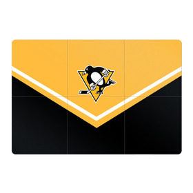Магнитный плакат 3Х2 с принтом Pittsburgh Penguins (Форма 1) в Курске, Полимерный материал с магнитным слоем | 6 деталей размером 9*9 см | питтсбург пингвинз