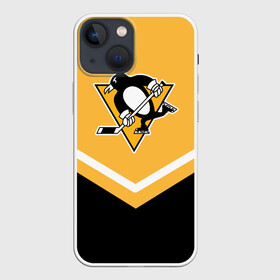 Чехол для iPhone 13 mini с принтом Pittsburgh Penguins (Форма 1) в Курске,  |  | питтсбург пингвинз