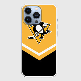 Чехол для iPhone 13 Pro с принтом Pittsburgh Penguins (Форма 1) в Курске,  |  | Тематика изображения на принте: питтсбург пингвинз