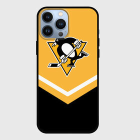 Чехол для iPhone 13 Pro Max с принтом Pittsburgh Penguins (Форма 1) в Курске,  |  | Тематика изображения на принте: питтсбург пингвинз