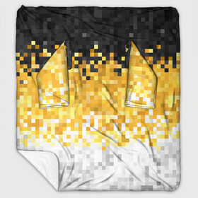 Плед с рукавами с принтом 1858 Имперский флаг пикселами в Курске, 100% полиэстер | Закругленные углы, все края обработаны. Ткань не мнется и не растягивается. Размер 170*145 | camouflage fabric suprime military | военный триколор россии | камуфляж имперский флаг россии | камуфляжный | текстура вежливых | черно желто белый