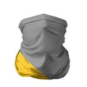 Бандана-труба 3D с принтом Серый, желтый, белый-идеальное сочетание! в Курске, 100% полиэстер, ткань с особыми свойствами — Activecool | плотность 150‒180 г/м2; хорошо тянется, но сохраняет форму | 