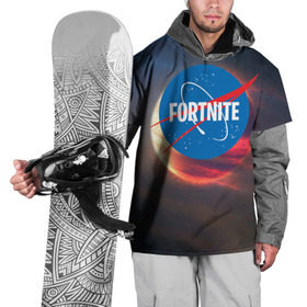 Накидка на куртку 3D с принтом Fortnite в Курске, 100% полиэстер |  | battle royale | fortnite | lama | space | батл рояль | космос | лама | фортнайт