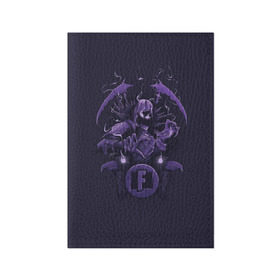 Обложка для паспорта матовая кожа с принтом Raven в Курске, натуральная матовая кожа | размер 19,3 х 13,7 см; прозрачные пластиковые крепления | battle royale | fortnite | lama | raven | батл рояль | ворон | лама | фортнайт