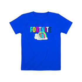 Детская футболка хлопок с принтом Fortnite Lama в Курске, 100% хлопок | круглый вырез горловины, полуприлегающий силуэт, длина до линии бедер | Тематика изображения на принте: 