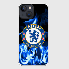 Чехол для iPhone 13 mini с принтом CHELSEA в Курске,  |  | chelsea | fc | football | footer | soccer | socker | sport | огонь | пламя | спорт | футбол | футбольный клуб