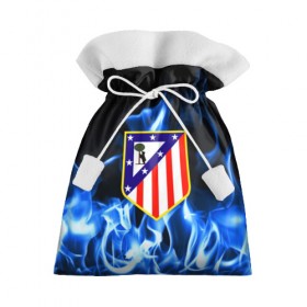 Подарочный 3D мешок с принтом ATLETICO MADRID в Курске, 100% полиэстер | Размер: 29*39 см | Тематика изображения на принте: атлетико мадрид | эмблема
