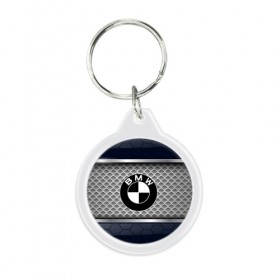 Брелок круглый с принтом BMW SPORT в Курске, пластик и полированная сталь | круглая форма, металлическое крепление в виде кольца | Тематика изображения на принте: auto | bmw | car | авто | автомобиль | бмв | машина