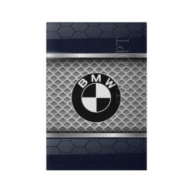 Обложка для паспорта матовая кожа с принтом BMW SPORT в Курске, натуральная матовая кожа | размер 19,3 х 13,7 см; прозрачные пластиковые крепления | Тематика изображения на принте: auto | bmw | car | авто | автомобиль | бмв | машина
