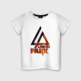 Детская футболка хлопок с принтом Linkin Park в Курске, 100% хлопок | круглый вырез горловины, полуприлегающий силуэт, длина до линии бедер | bennington | chester | linkin park | альтернативный | беннингтон | группа | ленкин | линкин | майк | метал | музыкант | ню | нюметал | парк | певец | рок | рэп | честер | электроник